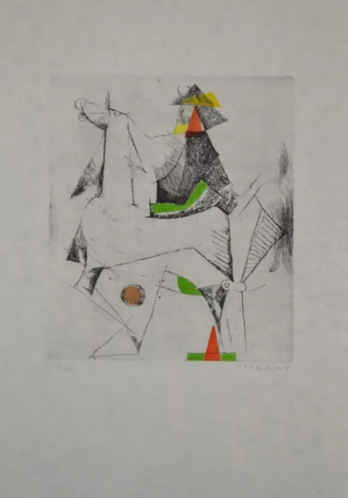 Radierung Und Aquatinta Marini - Portfolio A-133 Composizione