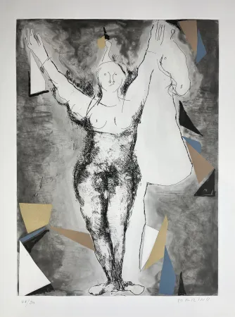 Radierung Und Aquatinta Marini - RISVEGLIO