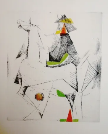 Radierung Und Aquatinta Marini - Tout près de Marino 