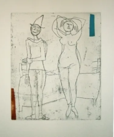 Radierung Und Aquatinta Marini - Tout près de Marino