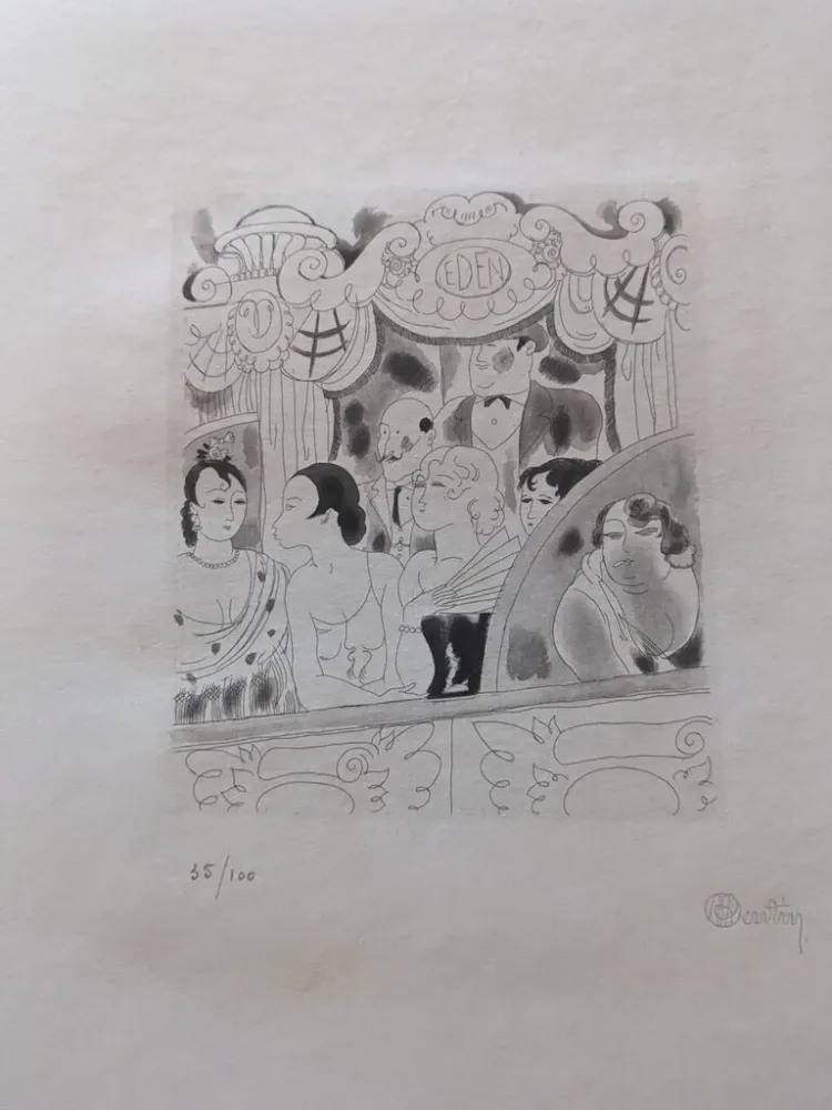 Radierung Und Aquatinta Martin - La Petite Infante