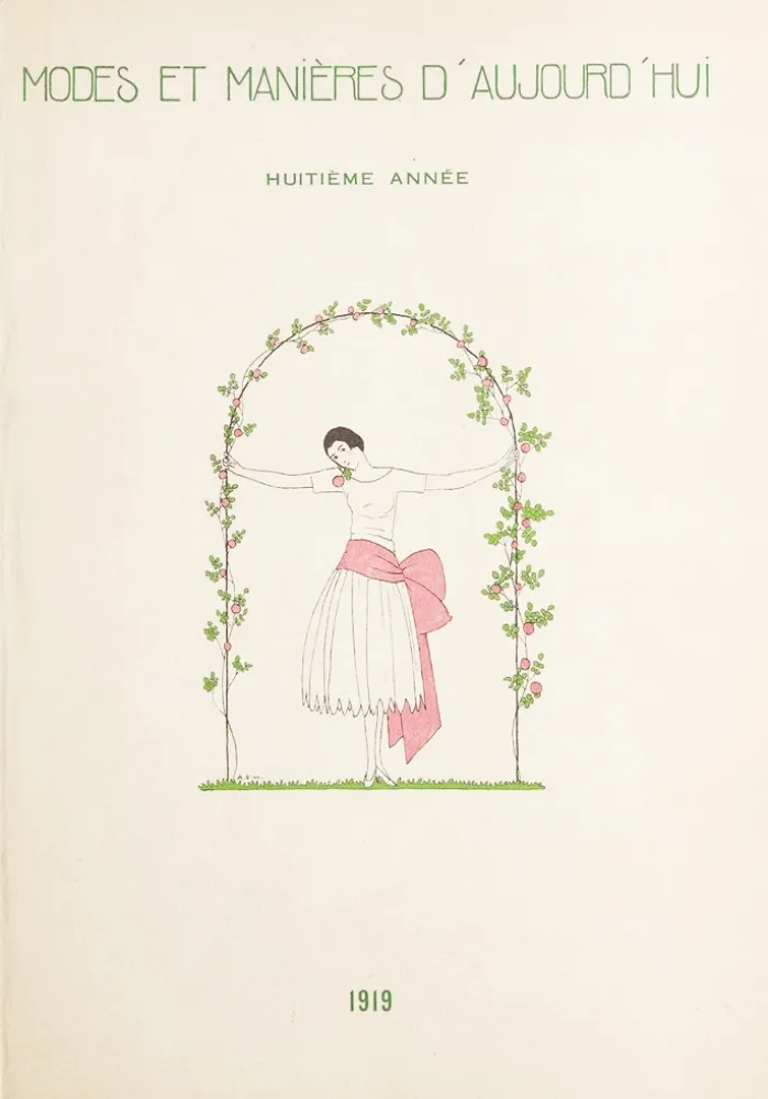 Illustriertes Buch Marty - MODES ET MANIÈRES D'AUJOURD' HUI. Huitième Année. 1919