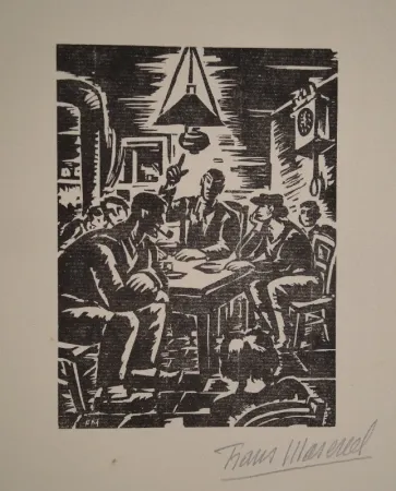 Holzschnitt Masereel - Emile Zola, Germinal
