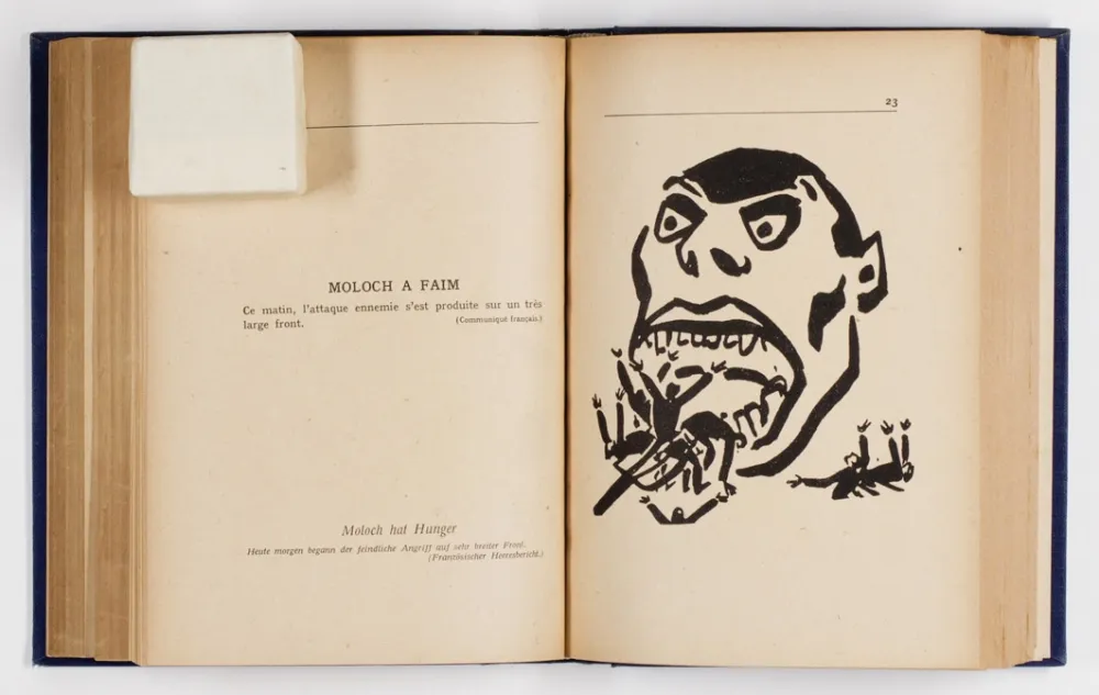 Illustriertes Buch Masereel - Politische Zeichnungen (Political Drawings)