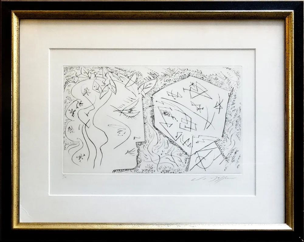 Radierung Masson - Apollon et Dionysos