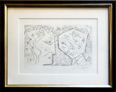 Radierung Masson - Apollon et Dionysos