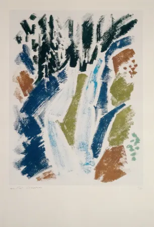 Radierung Masson - Cascade bleue