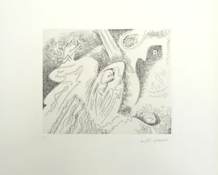 Radierung Masson - Cérémonie gnostique