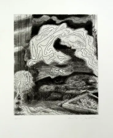 Radierung Masson - Chambre hantée