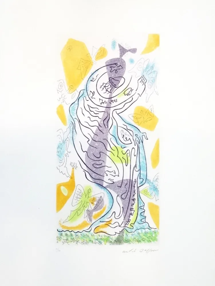 Radierung Masson - Charmeuses de papillons 