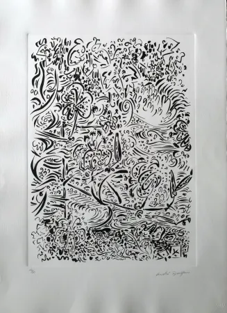 Radierung Masson - Composition 2