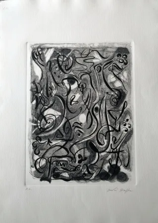 Radierung Und Aquatinta Masson - Composition