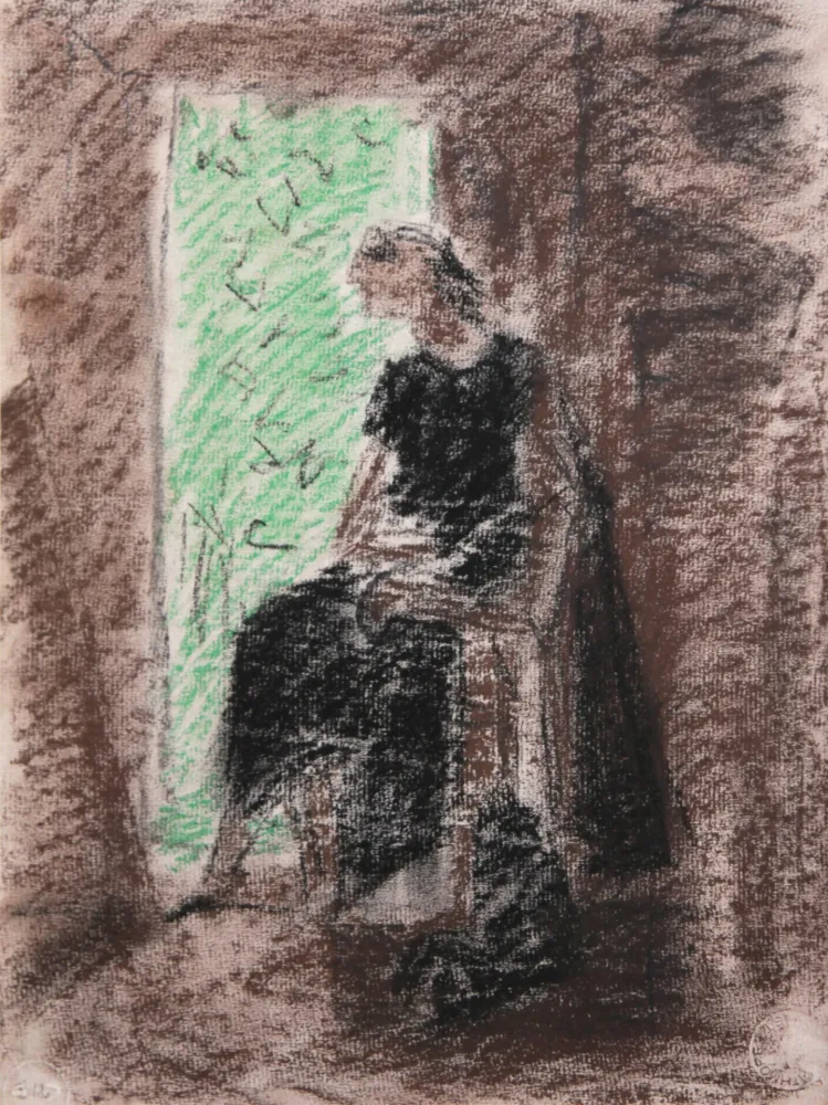 Keine Technische Masson - Femme devant la porte