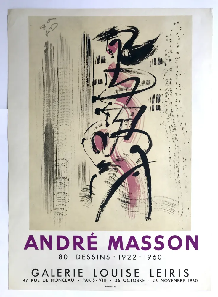 Plakat Masson - Galerie Louise Leiris