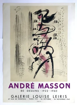 Plakat Masson - Galerie Louise Leiris