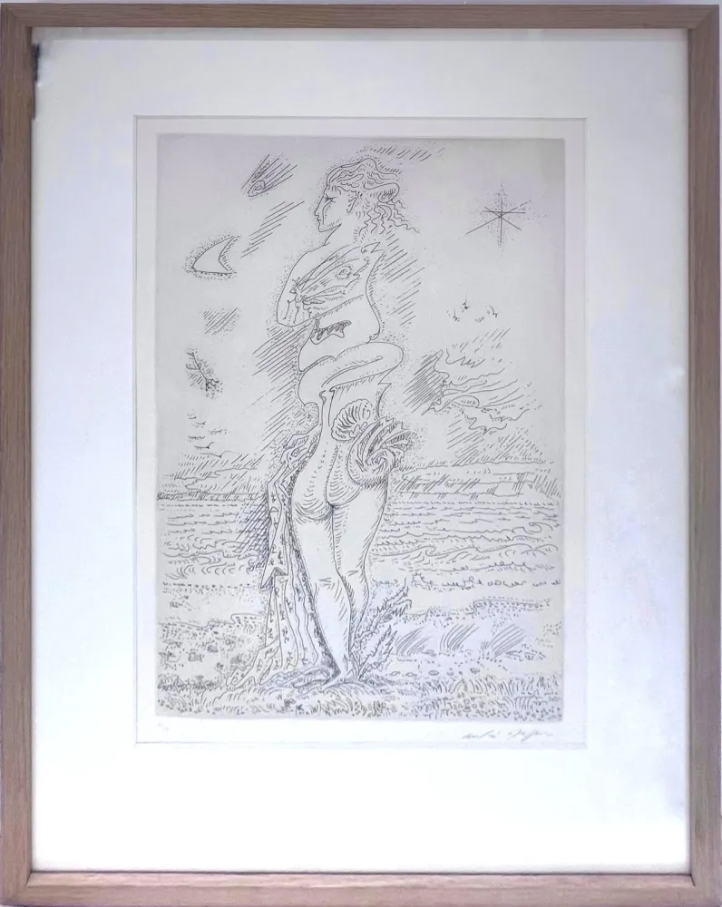 Radierung Masson - La jeunesse d'Isis 