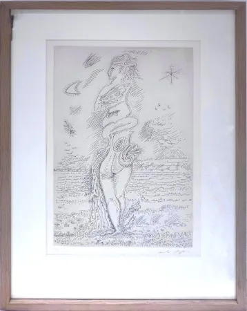 Radierung Masson - La jeunesse d'Isis 