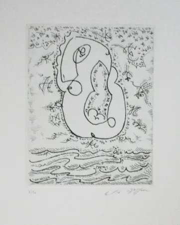 Radierung Und Aquatinta Masson - L'amour sur les flots