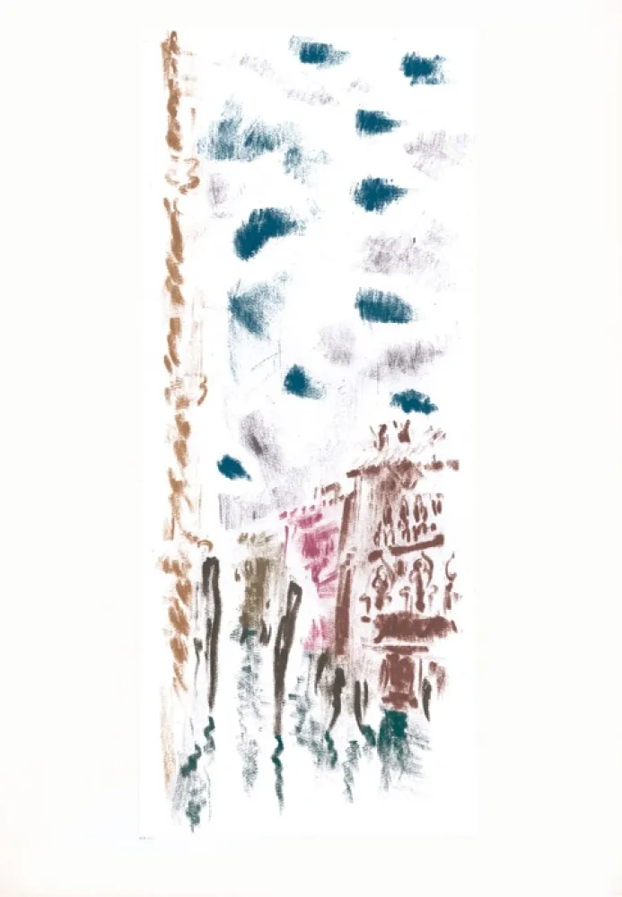 Lithographie Masson - Le Grand Canal (Voyage à Venise)