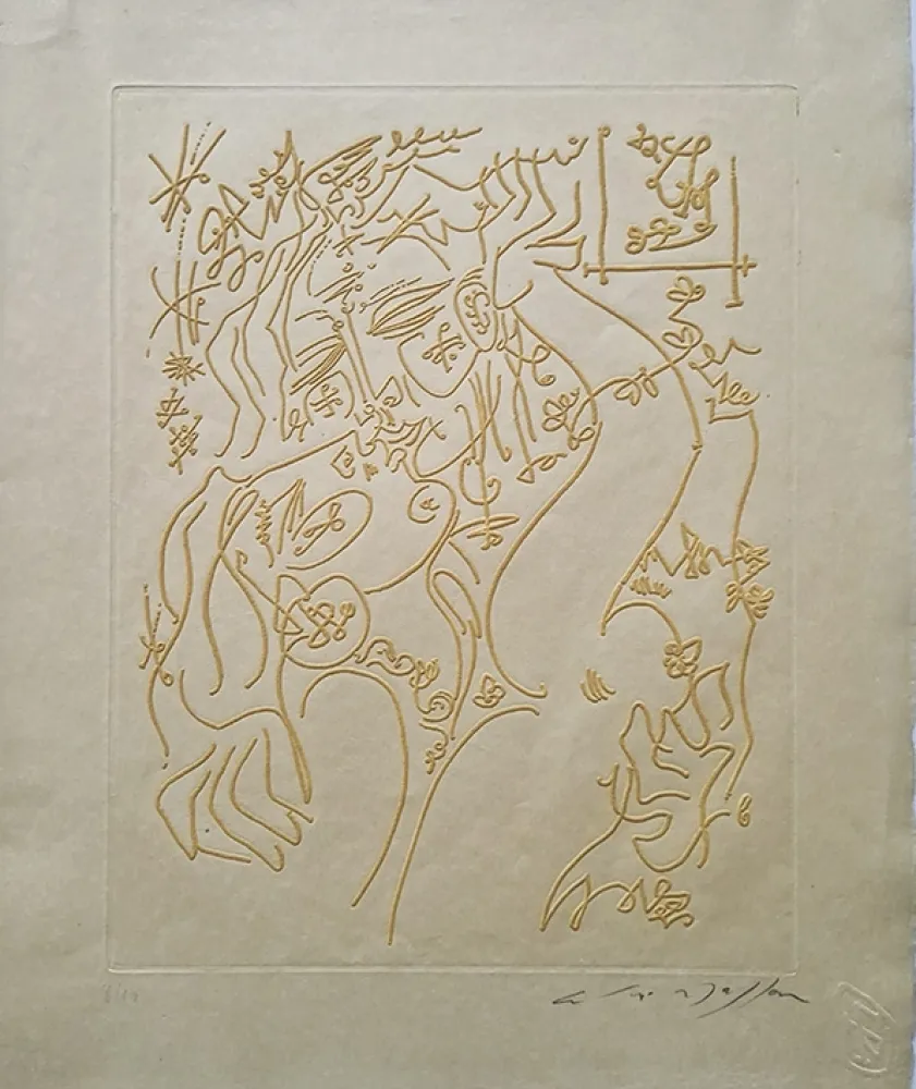 Radierung Masson - Les Erophages