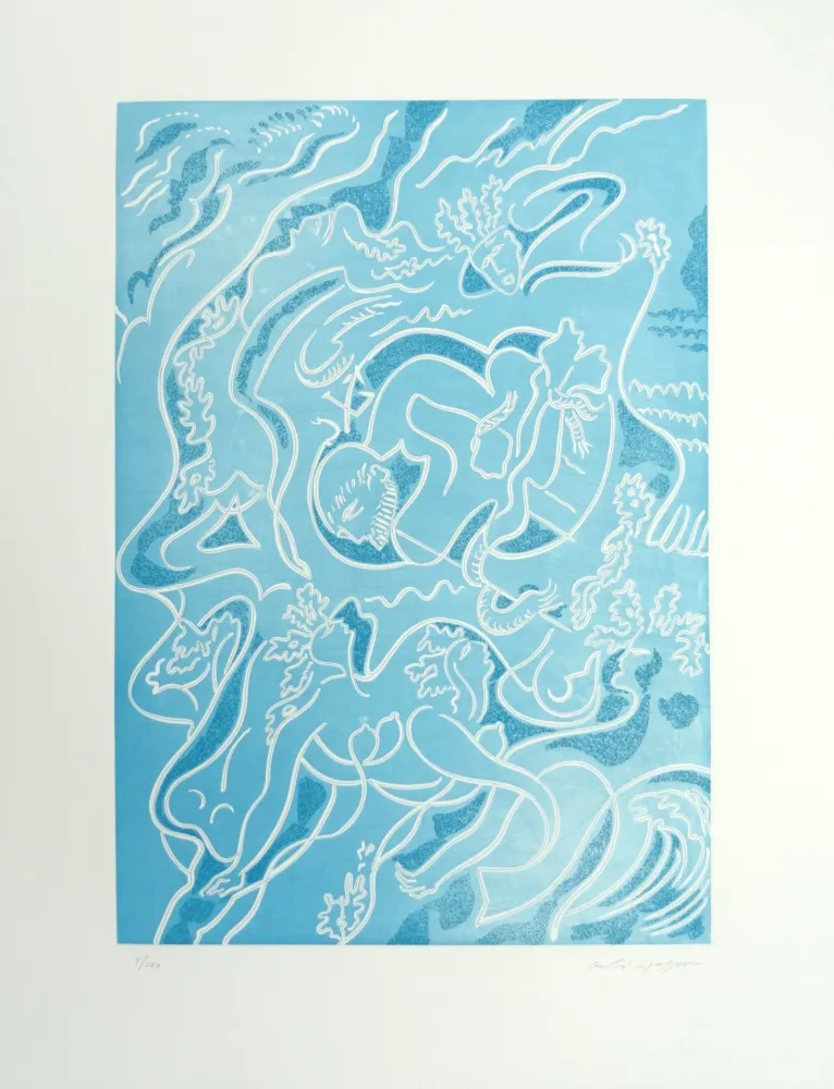 Radierung Masson - Les Sirènes 