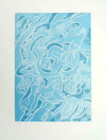 Radierung Masson - Les Sirènes 