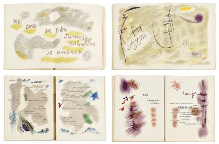Illustriertes Buch Masson - Mallarmé : UN COUP DE DÉS JAMAIS N'ABOLIRA LE HASARD. 28 lithographies originales en couleurs (1961)