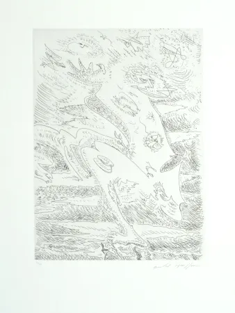 Radierung Masson - Métamorphose sur la cime