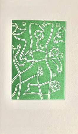 Radierung Und Aquatinta Masson - Ô mésange, ô peut-être