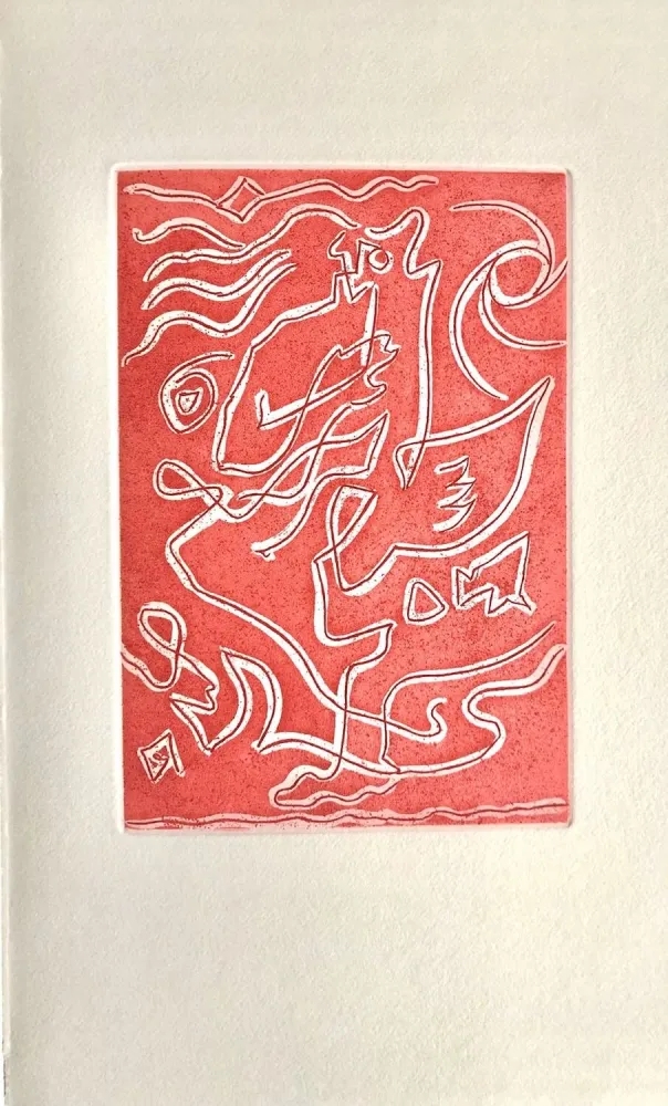 Radierung Und Aquatinta Masson - Ô mésange, ô peut-être