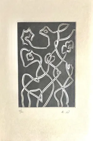 Radierung Und Aquatinta Masson - Ô mésange, ô peut-être