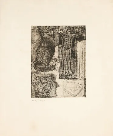 Radierung Masson - SIGNES ou Frontispice de 