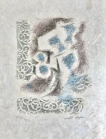 Lithographie Masson - Une étoile de craie