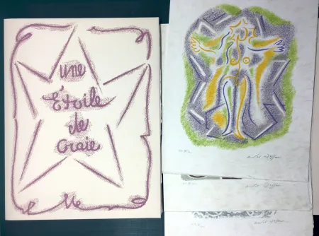 Illustriertes Buch Masson - UNE ÉTOILE DE CRAIE. Seize lithographies originales signées d'André Masson