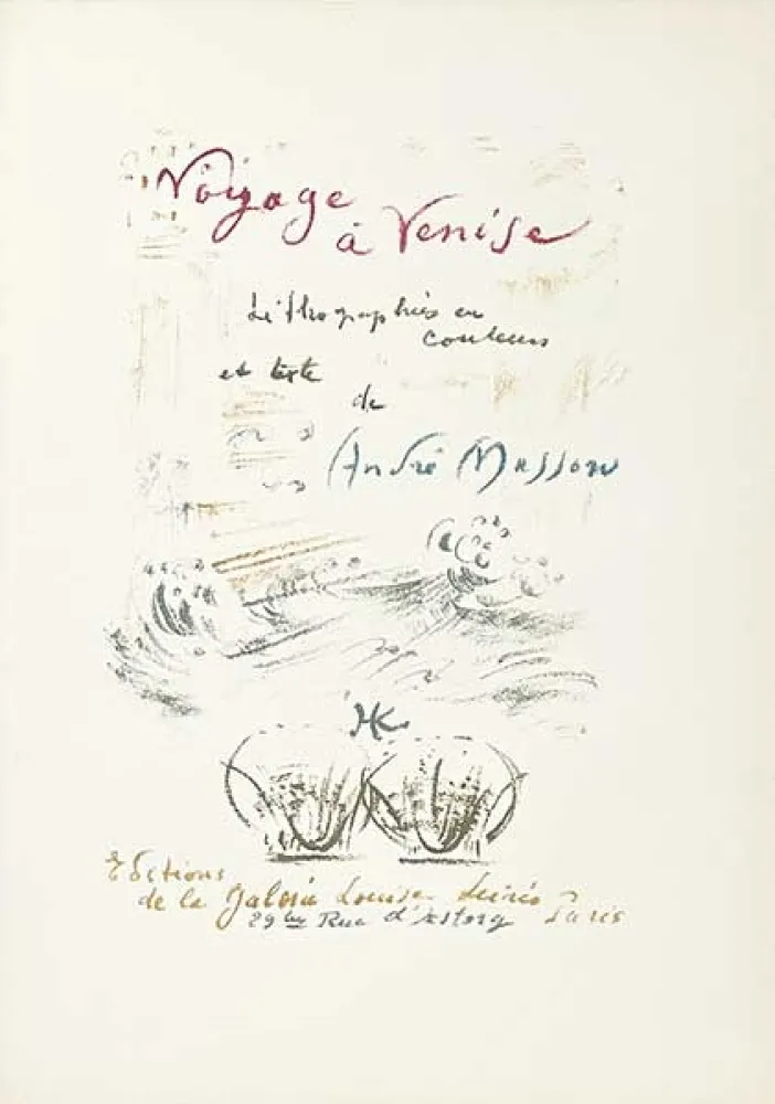 Illustriertes Buch Masson - Voyage à Venise
