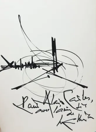 Keine Technische Mathieu - Georges Mathieu (1921-2012). Encre et pinceau. Signé. 