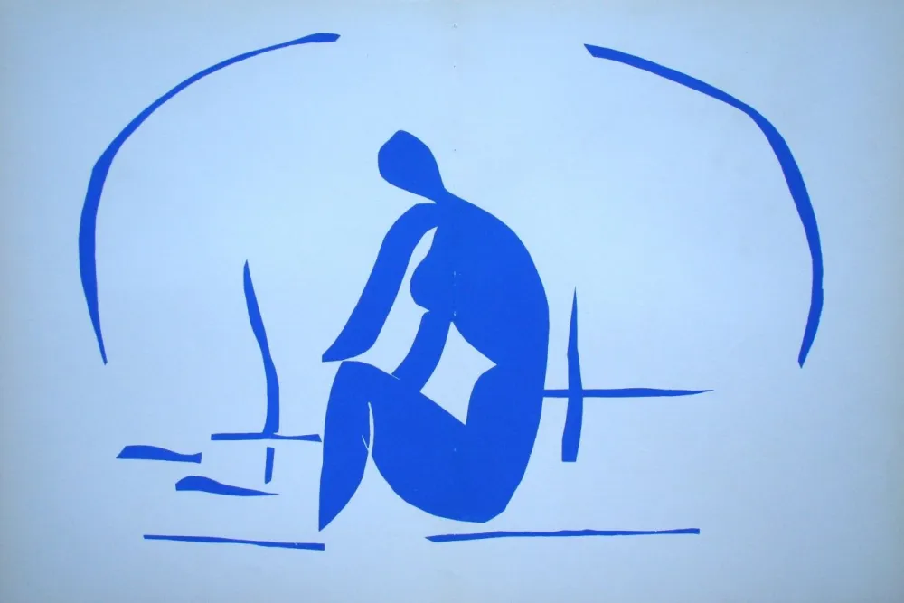 Lithographie Matisse (After) - Baigneuse dans les roseaux