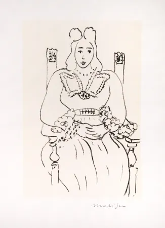 Plakat Matisse (After) - Etude pour poème de Charles d'Orléans