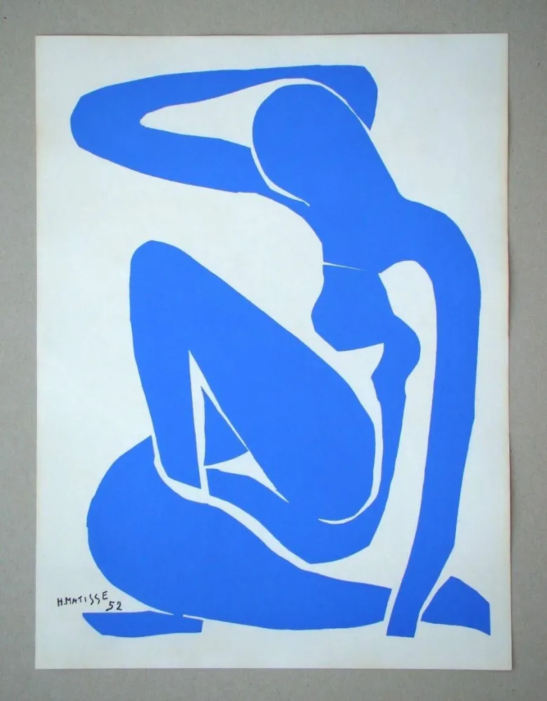 Siebdruck Matisse (After) - Nu bleu