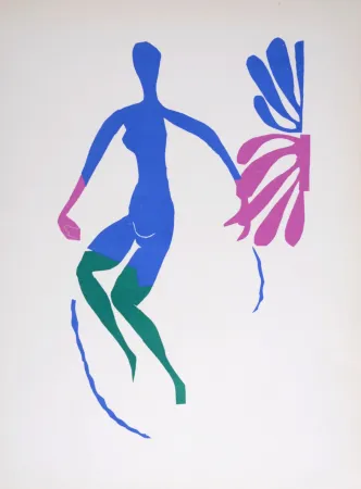 Lithographie Matisse (After) - Nu Bleu III, 1958