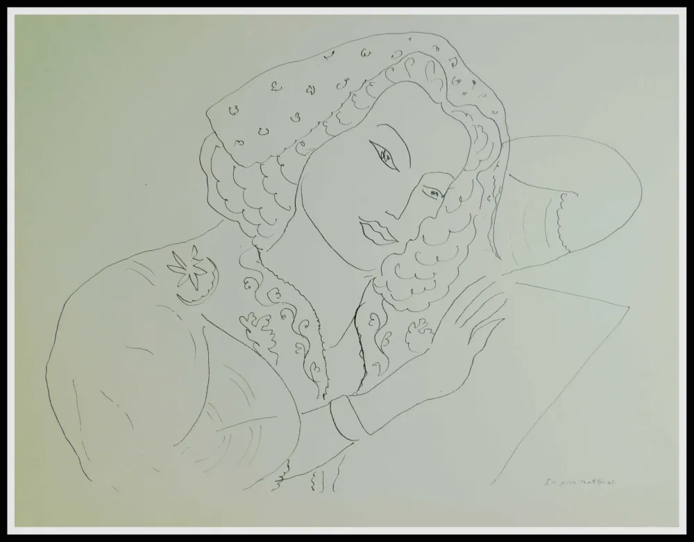 Lithographie Matisse (After) - THEMES & VARIATIONS III