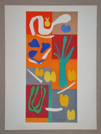 Lithographie Matisse (After) - Végétaux - 1952