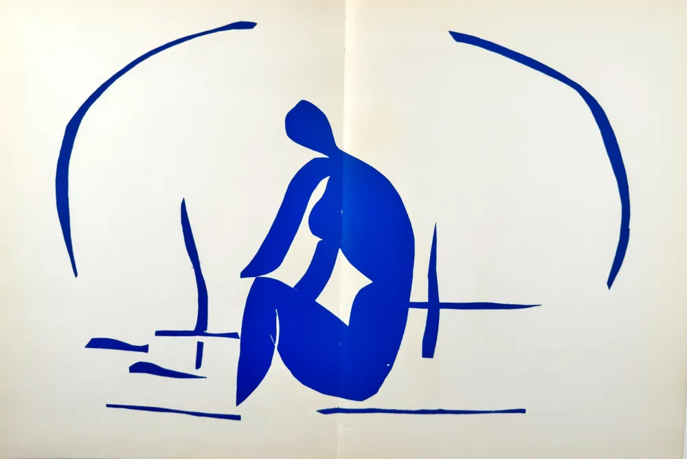 Lithographie Matisse - Baigneuse dans les roseaux 