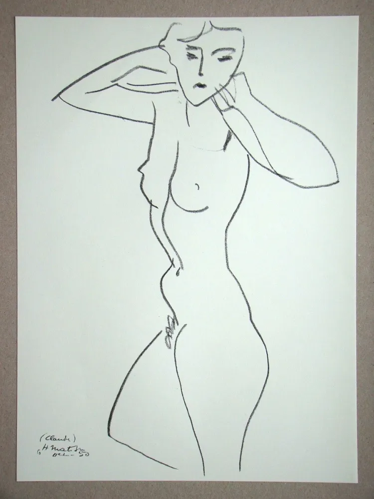 Lithographie Matisse - Claude