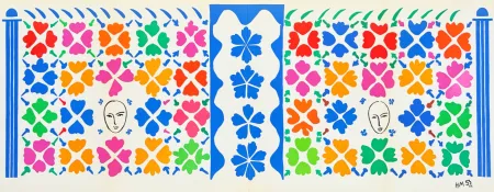 Lithographie Matisse - Décoration - Masques