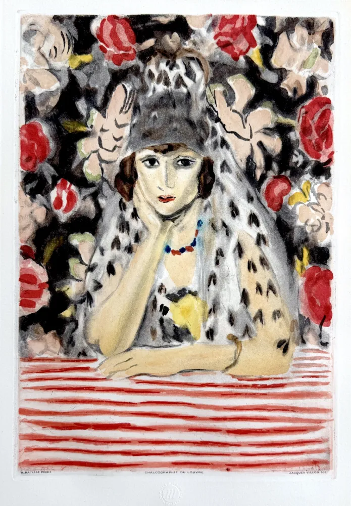 Radierung Und Aquatinta Matisse - Espagnole a la Mantille