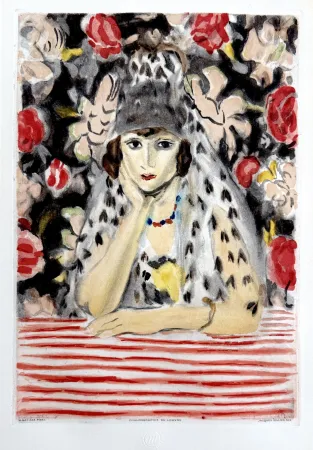 Radierung Und Aquatinta Matisse - Espagnole a la Mantille