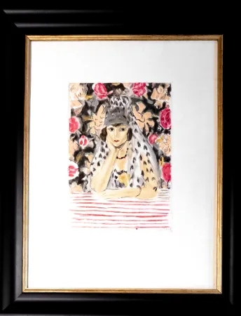 Aquatinta Matisse - Espagnole a la Mantille
