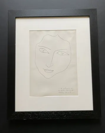 Lithographie Matisse - Facing Woman 