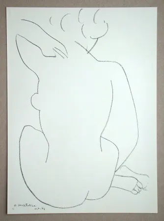 Lithographie Matisse - Femme assise